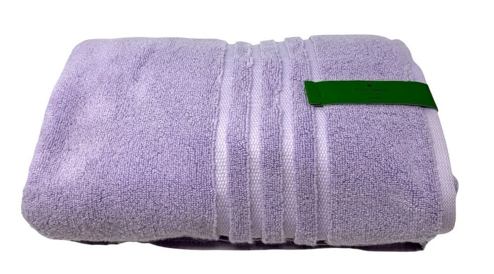 NWT Kate Spade New York Spa Bath Towel Lavender 30 x 56 Luxury Soft